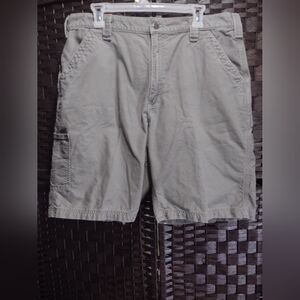 Carhartt Green Carpenter Work Shorts Mens 38